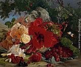 Arrangement Canvas Paintings - Arrangement of Roses
